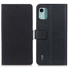 Coque Portefeuille Livre Cuir Etui Clapet M08L pour Nokia C12 Pro Noir