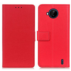 Coque Portefeuille Livre Cuir Etui Clapet M08L pour Nokia C20 Plus Rouge