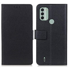 Coque Portefeuille Livre Cuir Etui Clapet M08L pour Nokia C31 Noir