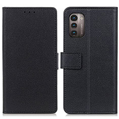 Coque Portefeuille Livre Cuir Etui Clapet M08L pour Nokia G11 Noir