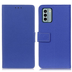 Coque Portefeuille Livre Cuir Etui Clapet M08L pour Nokia G22 Bleu