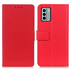 Coque Portefeuille Livre Cuir Etui Clapet M08L pour Nokia G22 Rouge