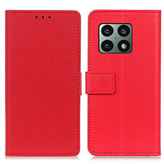 Coque Portefeuille Livre Cuir Etui Clapet M08L pour OnePlus 10 Pro 5G Rouge