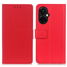 Coque Portefeuille Livre Cuir Etui Clapet M08L pour OnePlus Nord CE 3 5G Rouge