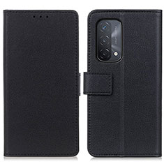 Coque Portefeuille Livre Cuir Etui Clapet M08L pour Oppo A74 5G Noir