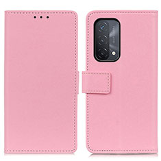 Coque Portefeuille Livre Cuir Etui Clapet M08L pour Oppo A93 5G Rose