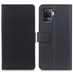 Coque Portefeuille Livre Cuir Etui Clapet M08L pour Oppo A94 4G Noir