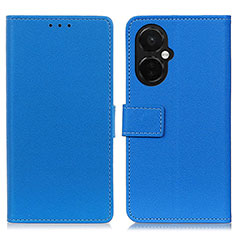 Coque Portefeuille Livre Cuir Etui Clapet M08L pour Oppo K11x 5G Bleu