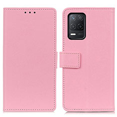 Coque Portefeuille Livre Cuir Etui Clapet M08L pour Realme 8s 5G Rose