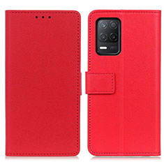 Coque Portefeuille Livre Cuir Etui Clapet M08L pour Realme 9 5G India Rouge