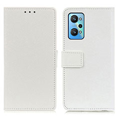 Coque Portefeuille Livre Cuir Etui Clapet M08L pour Realme GT Neo 3T 5G Blanc