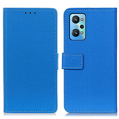 Coque Portefeuille Livre Cuir Etui Clapet M08L pour Realme GT Neo2 5G Bleu