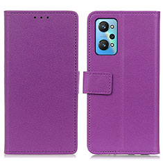 Coque Portefeuille Livre Cuir Etui Clapet M08L pour Realme GT Neo2 5G Violet