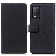 Coque Portefeuille Livre Cuir Etui Clapet M08L pour Realme Narzo 30 5G Noir