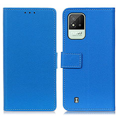 Coque Portefeuille Livre Cuir Etui Clapet M08L pour Realme Narzo 50i Bleu