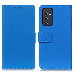 Coque Portefeuille Livre Cuir Etui Clapet M08L pour Samsung Galaxy A15 4G Bleu