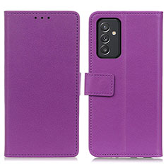 Coque Portefeuille Livre Cuir Etui Clapet M08L pour Samsung Galaxy A15 LTE Violet