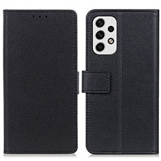 Coque Portefeuille Livre Cuir Etui Clapet M08L pour Samsung Galaxy A23 4G Noir