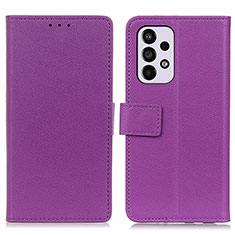 Coque Portefeuille Livre Cuir Etui Clapet M08L pour Samsung Galaxy A33 5G Violet