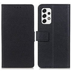 Coque Portefeuille Livre Cuir Etui Clapet M08L pour Samsung Galaxy A53 5G Noir