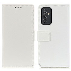 Coque Portefeuille Livre Cuir Etui Clapet M08L pour Samsung Galaxy A82 5G Blanc