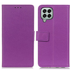 Coque Portefeuille Livre Cuir Etui Clapet M08L pour Samsung Galaxy M33 5G Violet