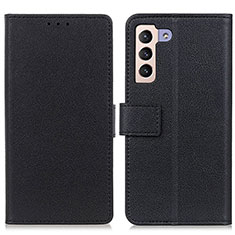 Coque Portefeuille Livre Cuir Etui Clapet M08L pour Samsung Galaxy S21 FE 5G Noir