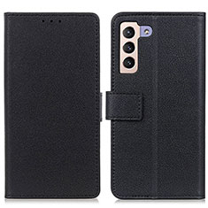 Coque Portefeuille Livre Cuir Etui Clapet M08L pour Samsung Galaxy S21 Plus 5G Noir