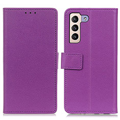 Coque Portefeuille Livre Cuir Etui Clapet M08L pour Samsung Galaxy S23 5G Violet