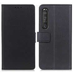 Coque Portefeuille Livre Cuir Etui Clapet M08L pour Sony Xperia 1 III Noir