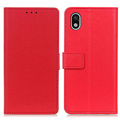 Coque Portefeuille Livre Cuir Etui Clapet M08L pour Sony Xperia Ace III Rouge