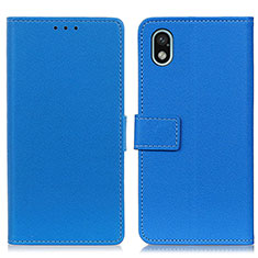 Coque Portefeuille Livre Cuir Etui Clapet M08L pour Sony Xperia Ace III SOG08 Bleu