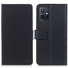 Coque Portefeuille Livre Cuir Etui Clapet M08L pour Vivo iQOO Z6 5G Noir