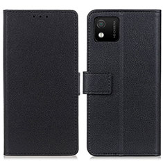 Coque Portefeuille Livre Cuir Etui Clapet M08L pour Wiko Y52 Noir