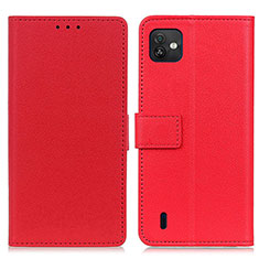 Coque Portefeuille Livre Cuir Etui Clapet M08L pour Wiko Y82 Rouge