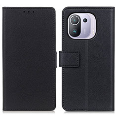 Coque Portefeuille Livre Cuir Etui Clapet M08L pour Xiaomi Mi 11 Pro 5G Noir