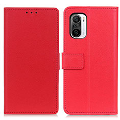 Coque Portefeuille Livre Cuir Etui Clapet M08L pour Xiaomi Mi 11i 5G Rouge