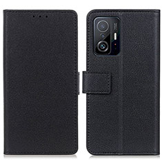 Coque Portefeuille Livre Cuir Etui Clapet M08L pour Xiaomi Mi 11T 5G Noir