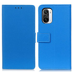 Coque Portefeuille Livre Cuir Etui Clapet M08L pour Xiaomi Mi 11X 5G Bleu