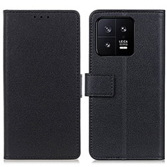 Coque Portefeuille Livre Cuir Etui Clapet M08L pour Xiaomi Mi 13 5G Noir