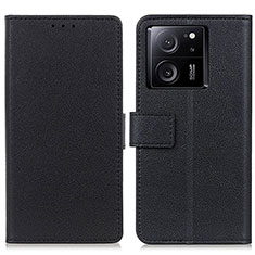 Coque Portefeuille Livre Cuir Etui Clapet M08L pour Xiaomi Mi 13T 5G Noir