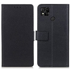 Coque Portefeuille Livre Cuir Etui Clapet M08L pour Xiaomi POCO C3 Noir