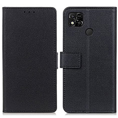 Coque Portefeuille Livre Cuir Etui Clapet M08L pour Xiaomi POCO C31 Noir