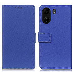 Coque Portefeuille Livre Cuir Etui Clapet M08L pour Xiaomi Poco C65 Bleu