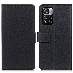 Coque Portefeuille Livre Cuir Etui Clapet M08L pour Xiaomi Poco X4 NFC Noir