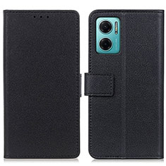 Coque Portefeuille Livre Cuir Etui Clapet M08L pour Xiaomi Redmi 10 Prime Plus 5G Noir