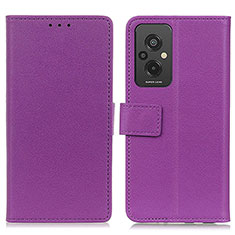 Coque Portefeuille Livre Cuir Etui Clapet M08L pour Xiaomi Redmi 11 Prime 4G Violet