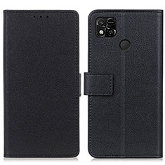 Coque Portefeuille Livre Cuir Etui Clapet M08L pour Xiaomi Redmi 9C Noir