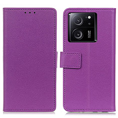 Coque Portefeuille Livre Cuir Etui Clapet M08L pour Xiaomi Redmi K60 Ultra 5G Violet