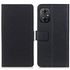 Coque Portefeuille Livre Cuir Etui Clapet M08L pour Xiaomi Redmi Note 12R Pro 5G Noir